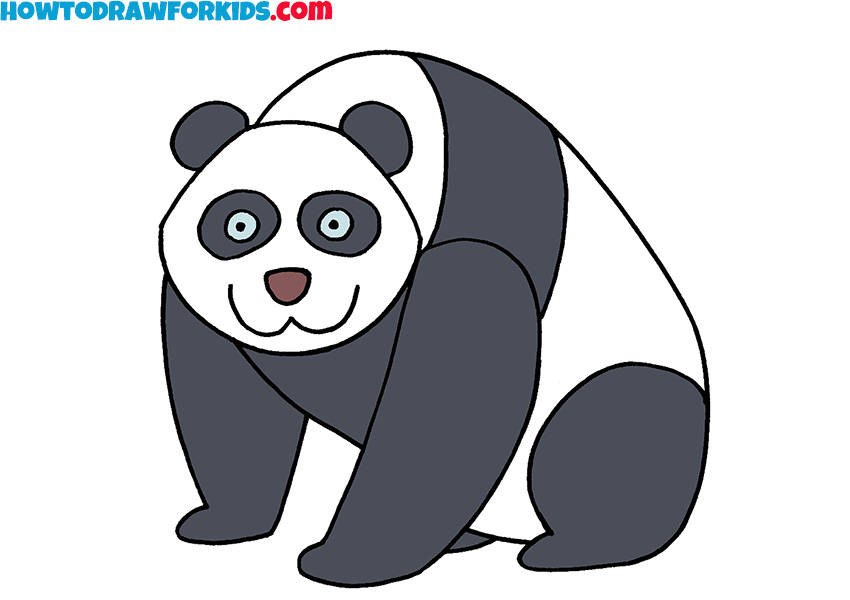  How to draw a panda