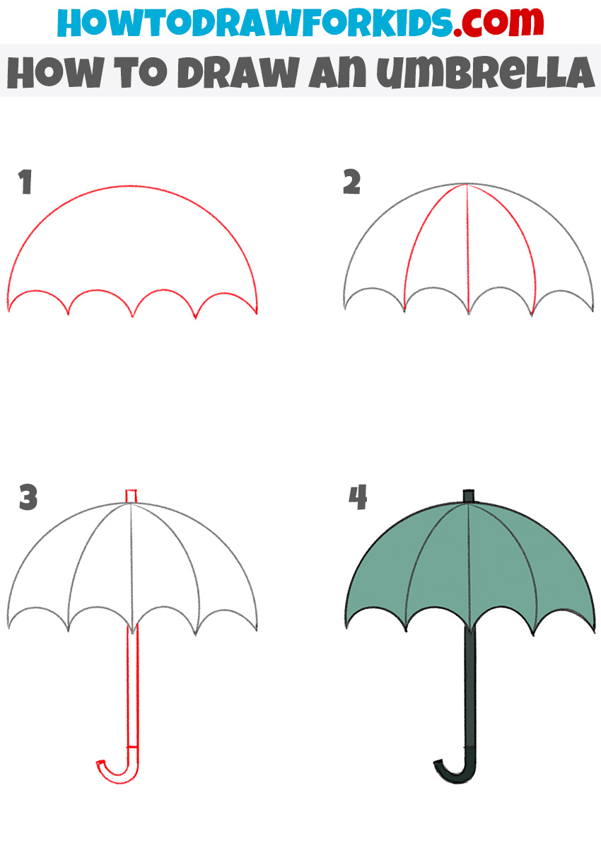 Alternative Umbrella Drawing Tutorial