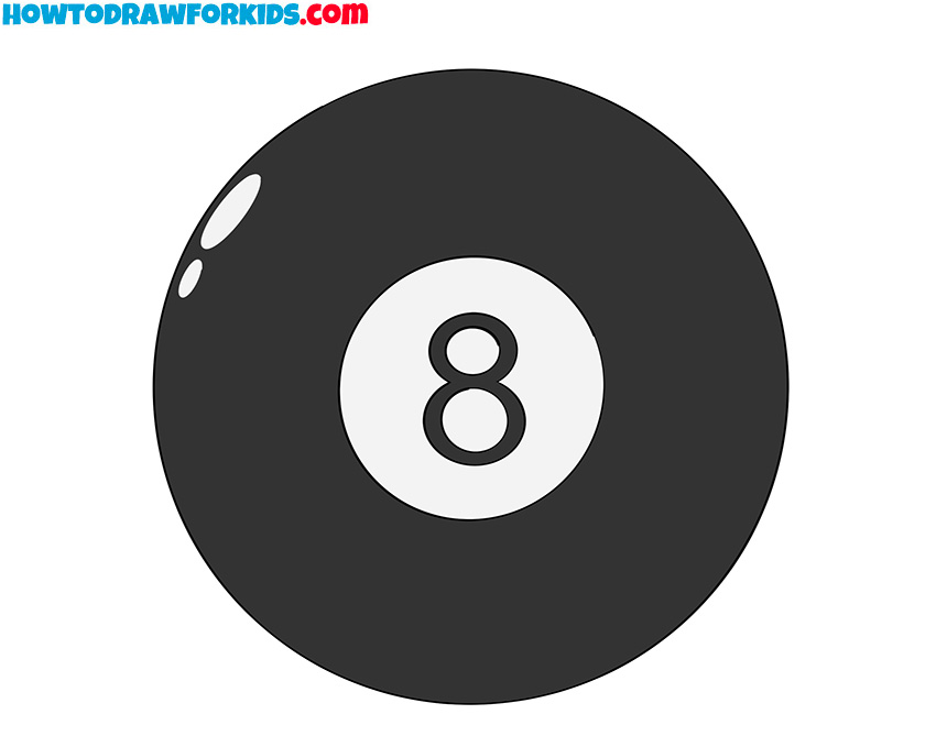 Color the eight-ball