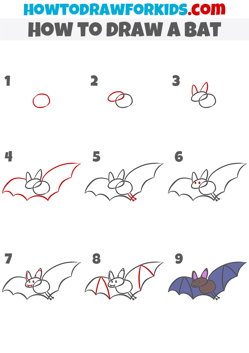 Drawing a bat alternative technique