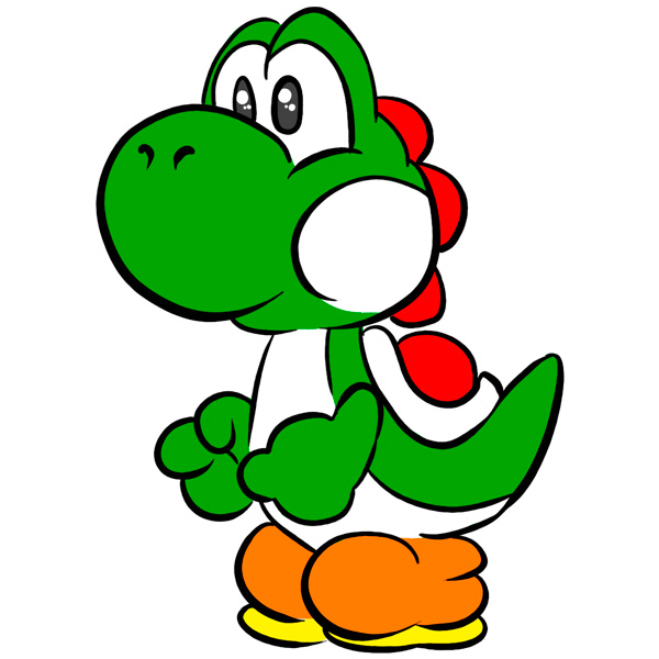 How to Draw Yoshi Easy Drawing Tutorial For Kids