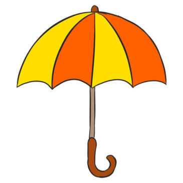 How to Draw an Umbrella