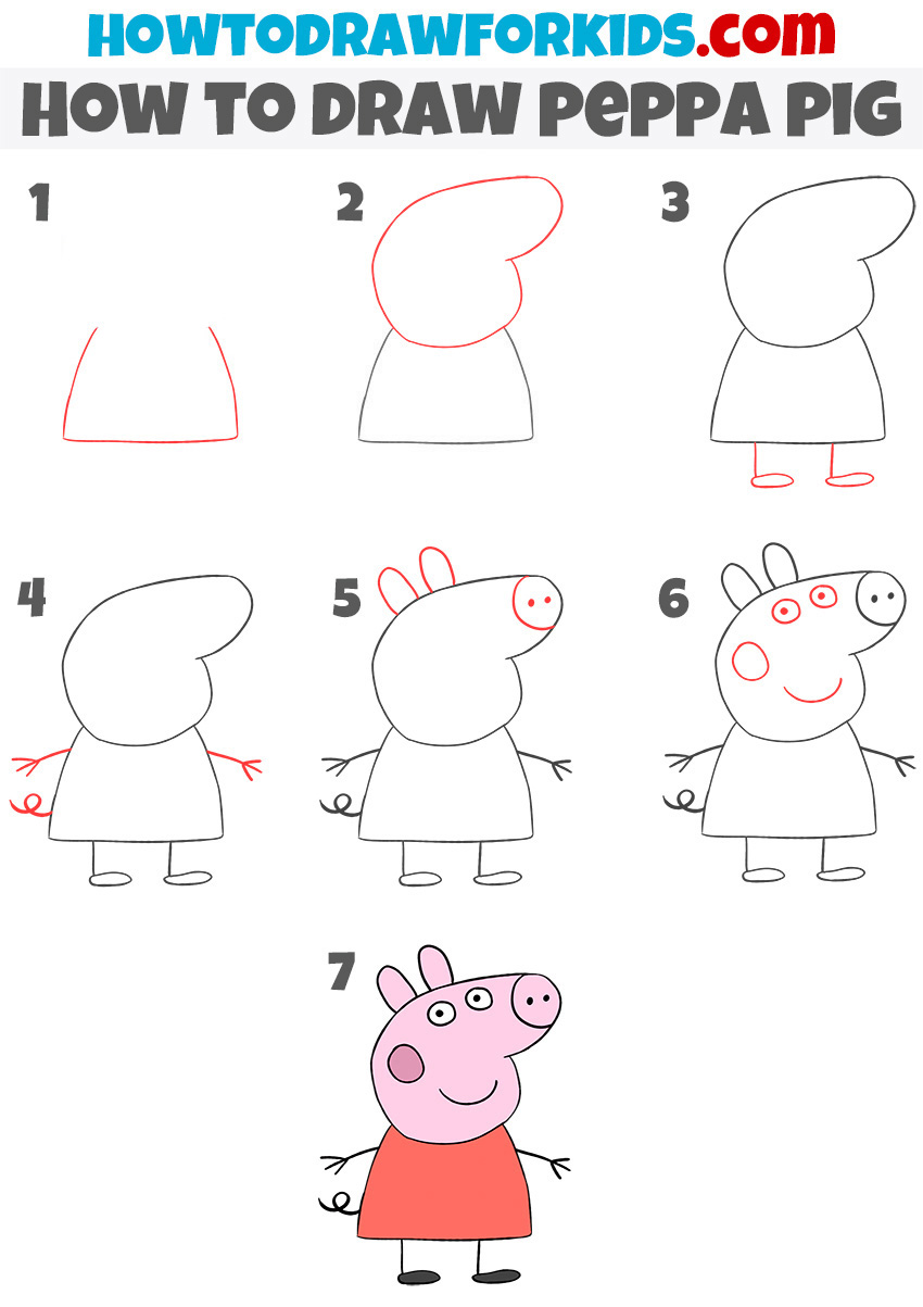 Details More Than 84 Peppa Pig Cartoon Sketch Latest - In.eteachers