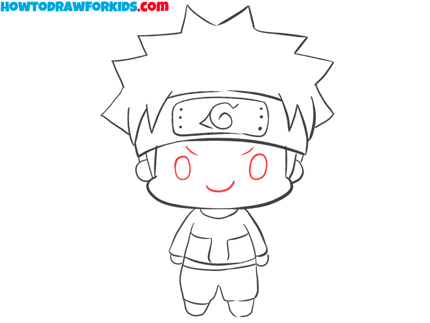 easiest way to draw naruto
