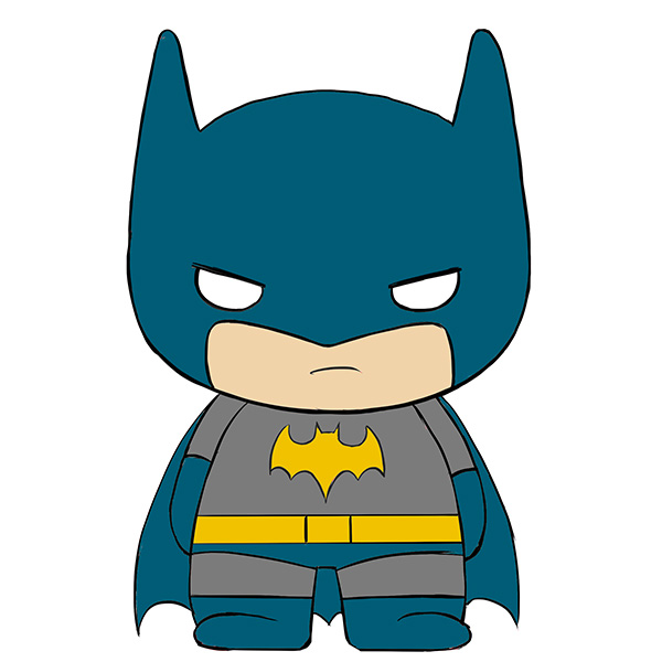 cute batman drawing