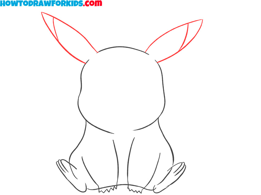 how to draw pikachu for kids easy