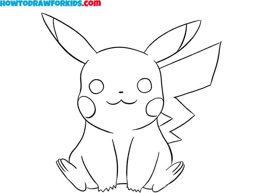How to Draw Pikachu - Easy Drawing Tutorial For Kids