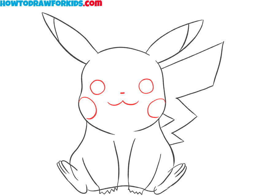 pikachu how to draw for kids