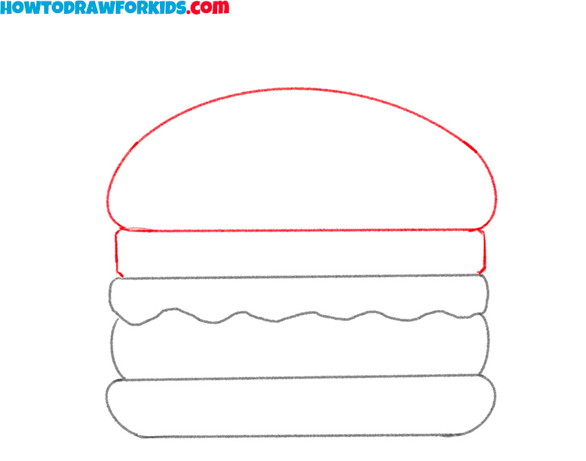 how do you draw a cute burger