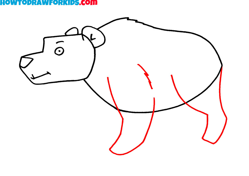 bear drawing lesson