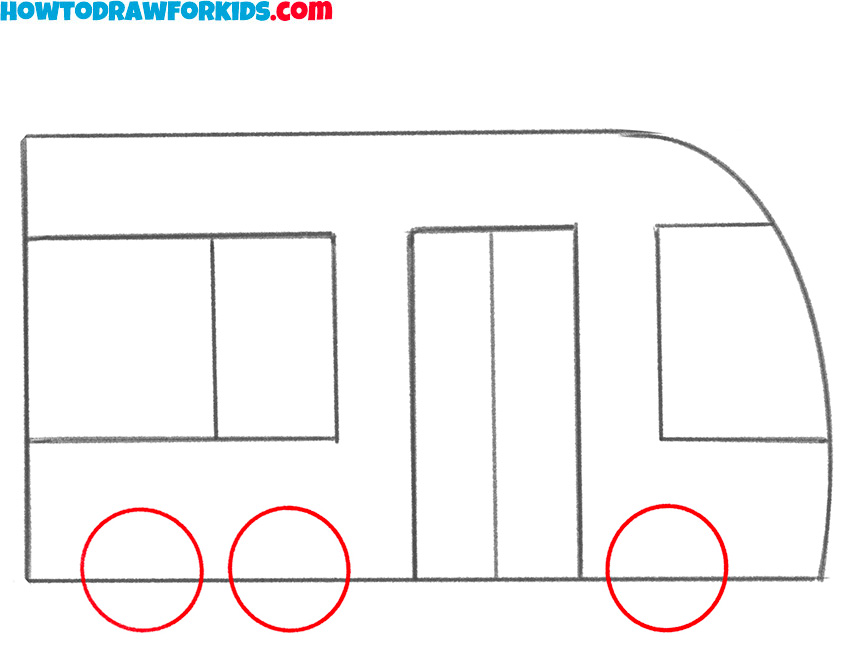 bus drawing lesson