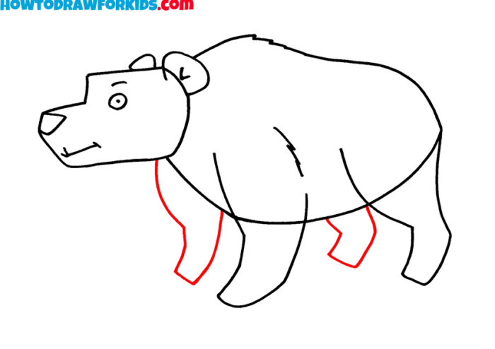 How to Draw a Bear - Easy Drawing Tutorial For Kids