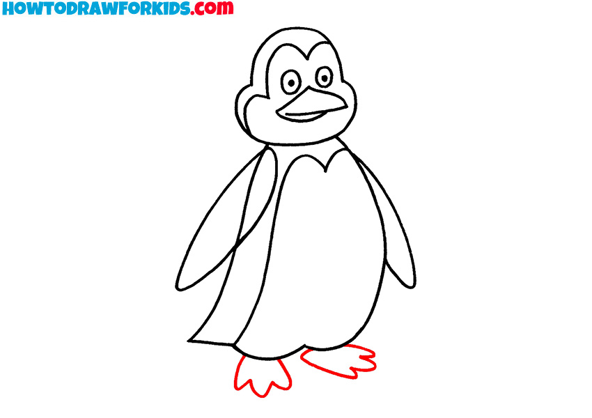 7 how to draw a penguin for kids