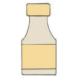 How to Draw a Bottle for Kindergarten