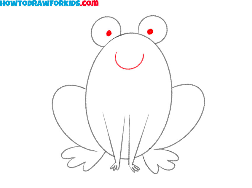 frog drawing guide for kids