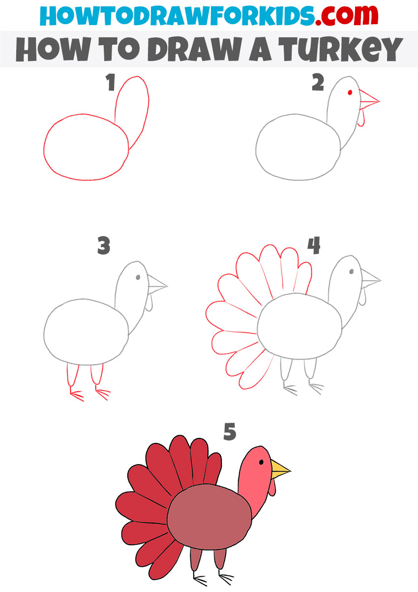 how-to-draw-a-turkey-step-by-step