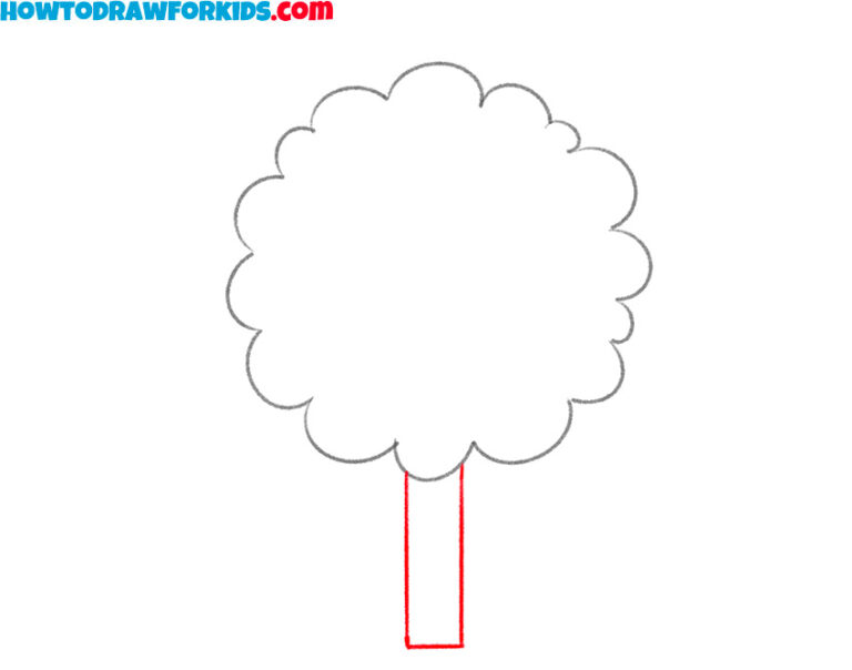 How to Draw a Tree for Kindergarten - Easy Tutorial For Kids