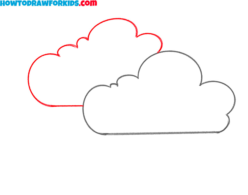 how to draw rain clouds