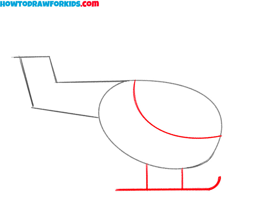 How to draw a helicopter for kids