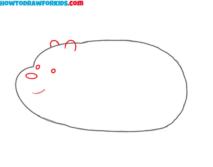 How to Draw a Bear for Kids easy