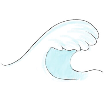 How to Draw a Wave for Kindergarten