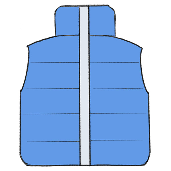 How to Draw a Winter Vest