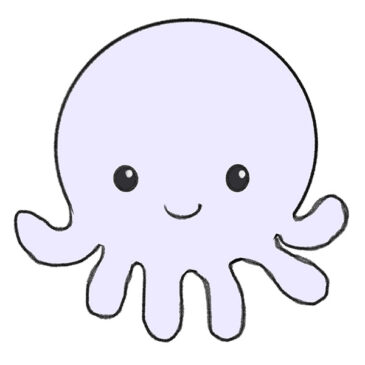 How to Draw an Octopus for Kindergarten