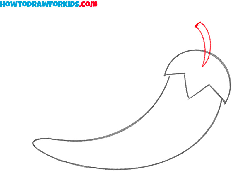 Pepper for kids drawing tutorial step by step