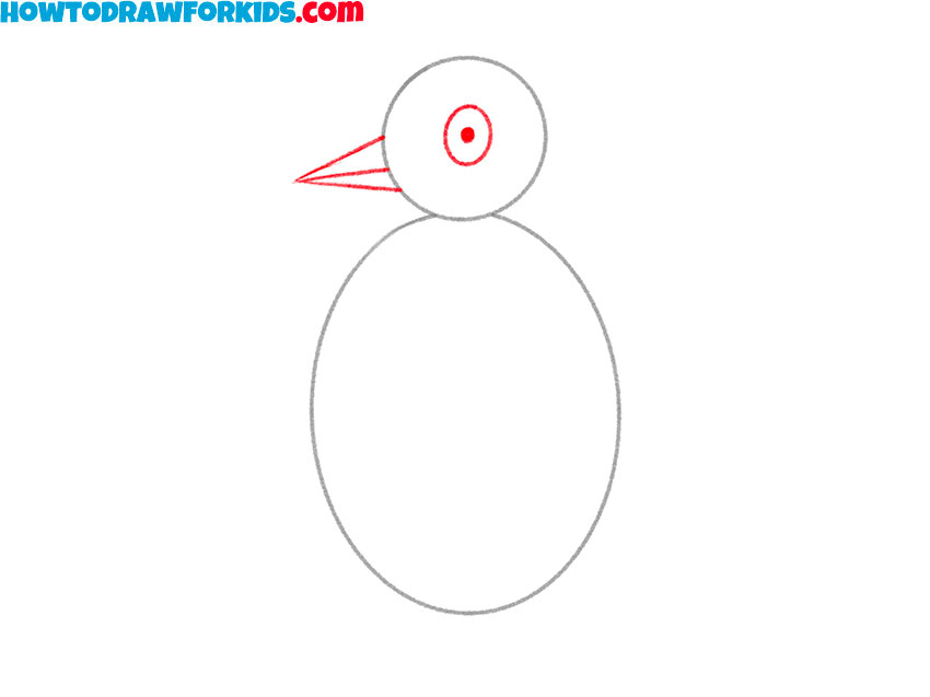 how to draw a penguin for kindergarten step by step