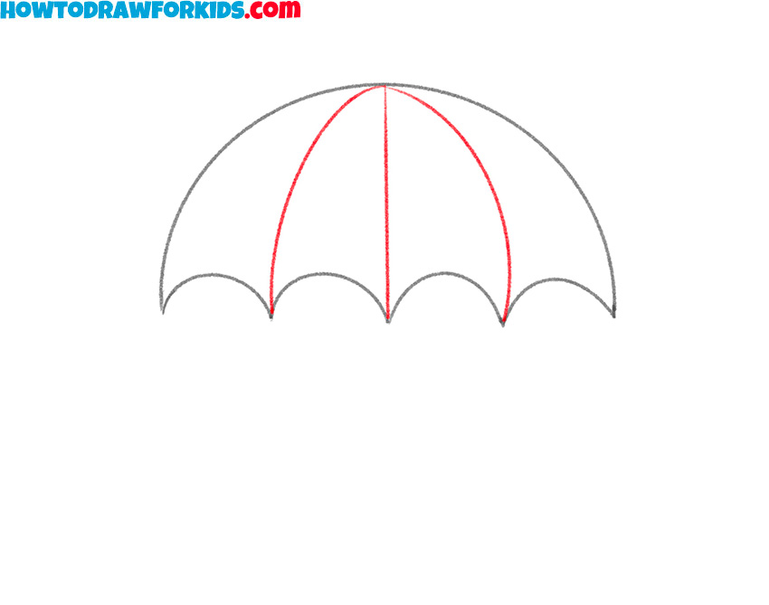 how to draw a beautiful umbrella