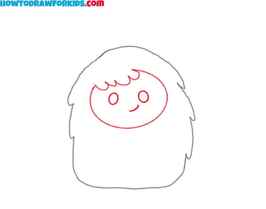 how to draw a yeti cute