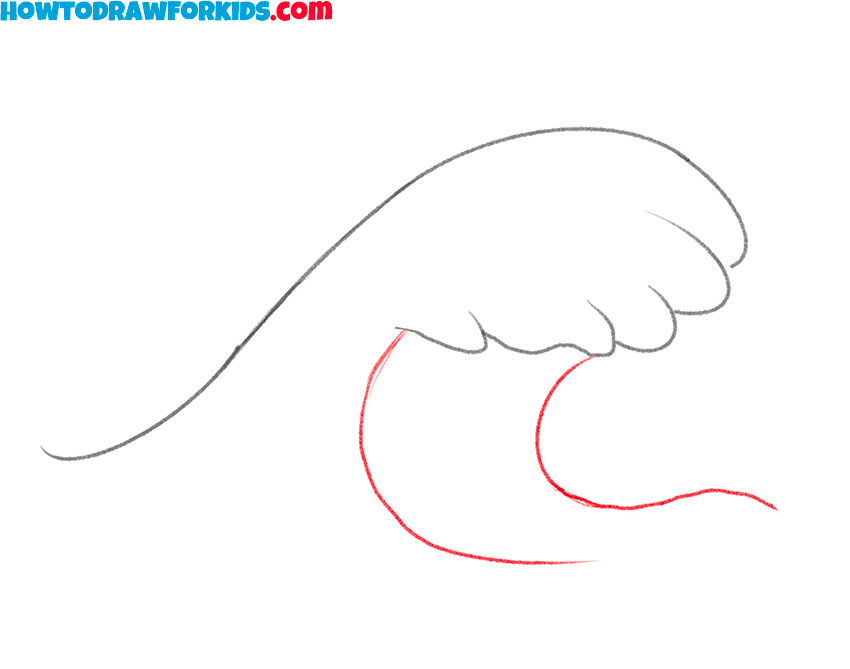 How to draw a Wave for beginners