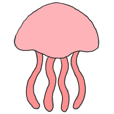 How to Draw a Jellyfish for Kindergarten