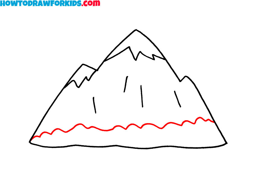 How to Draw a Mountain - Easy Drawing Tutorial For Kids
