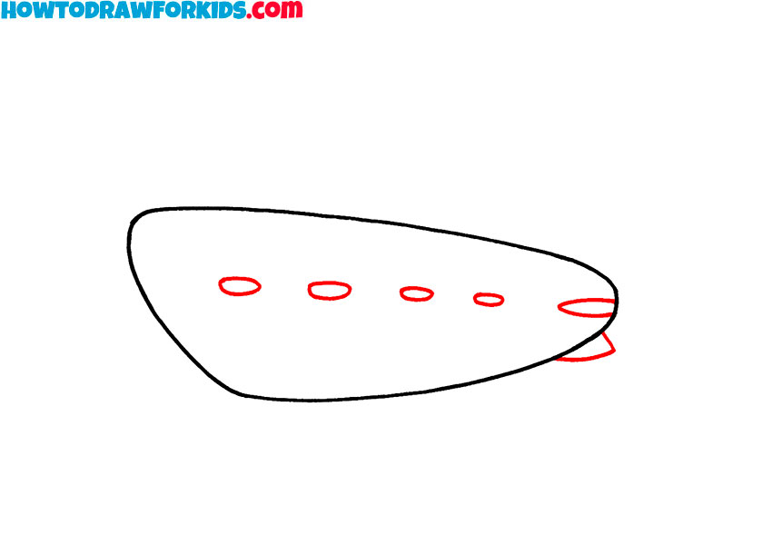 How to draw a cartoon Submarine