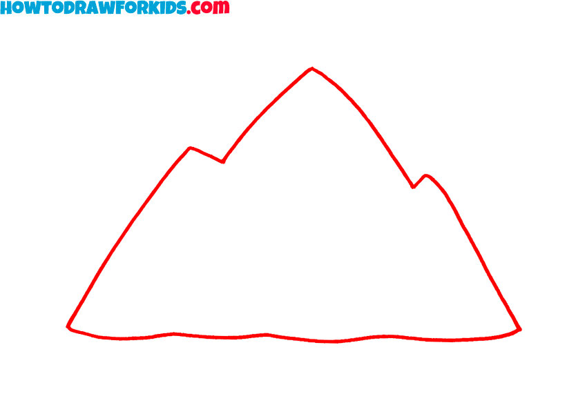 How to draw a simple Mountain