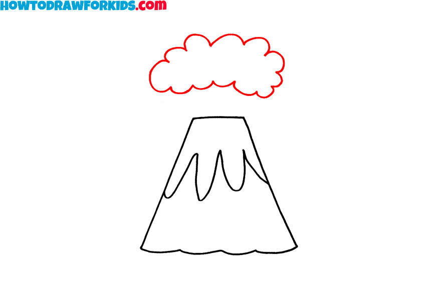 How to draw a simple Volcano