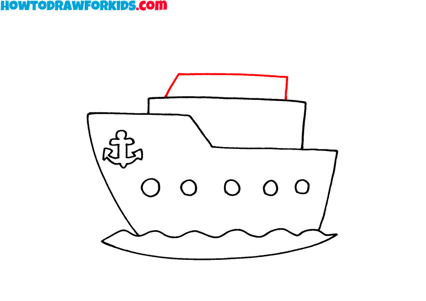 How to draw a toy Ship