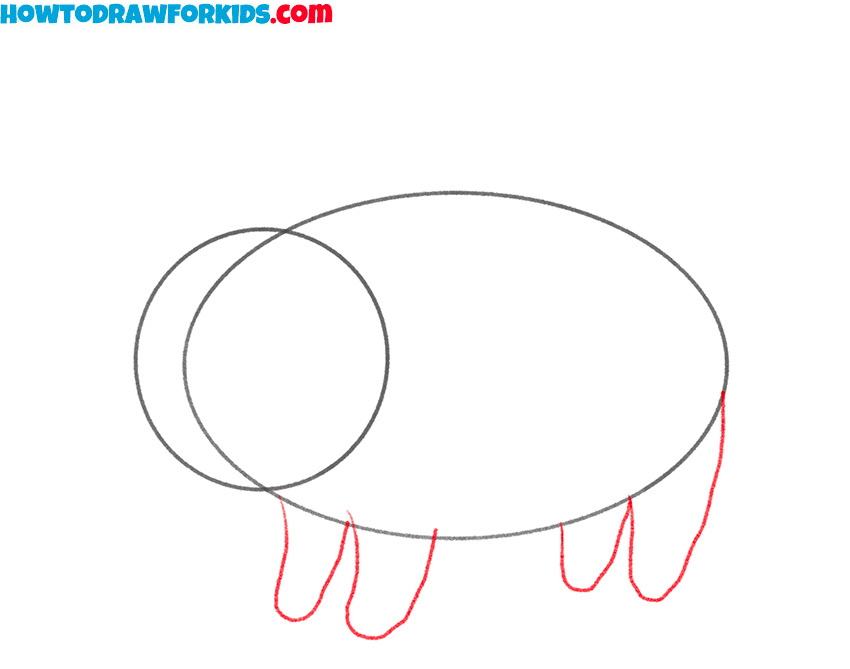 how to draw a pig realistic