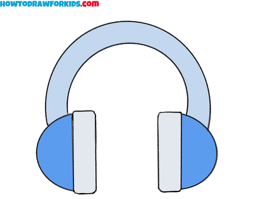 drawings of headphones