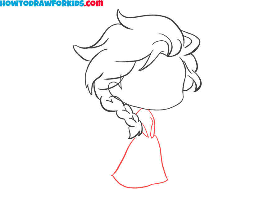 How to Draw chibi Elsa