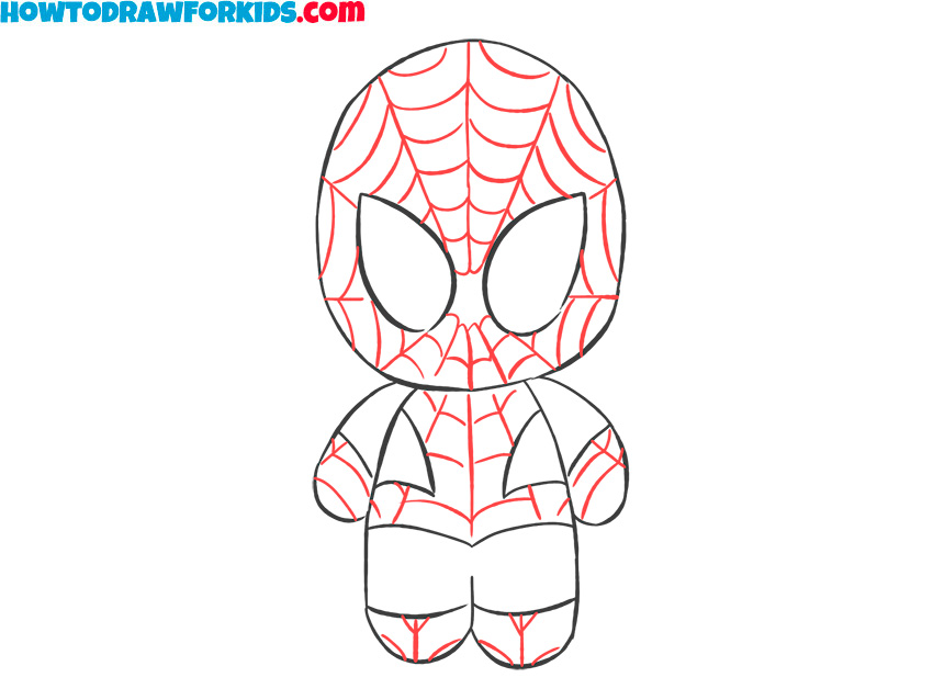 How to draw Spider-Man for kids
