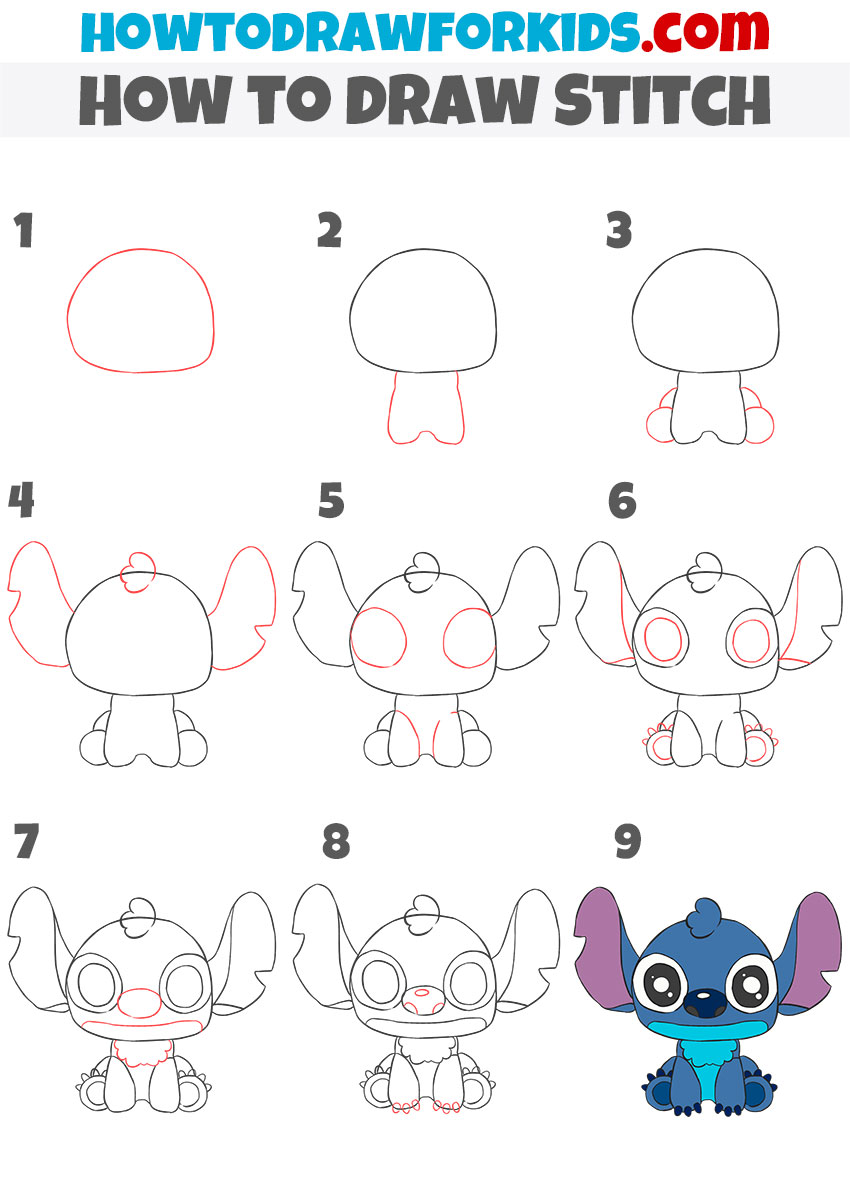 35+ Stitch Easy Drawing StephenieAaida