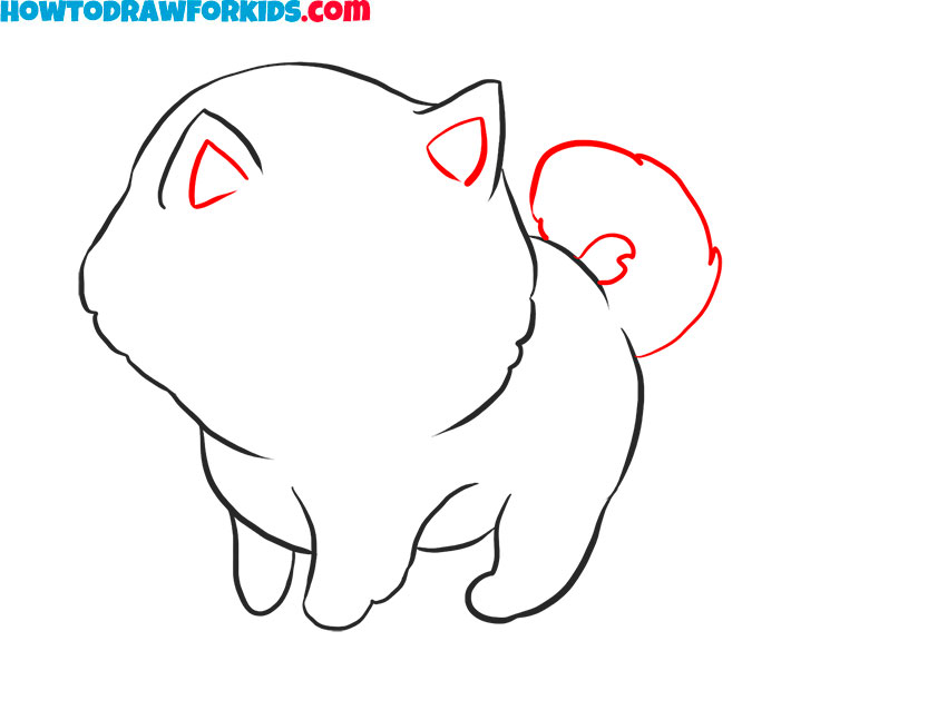 How to draw a Cute Dog for kids