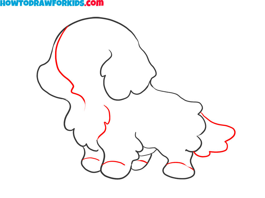 How to draw a Puppy quickly
