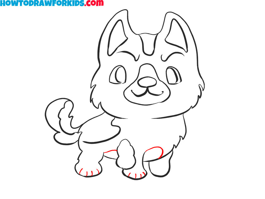 How to draw a Small Dog easy