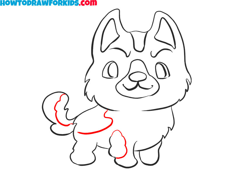How to draw a Small Dog quickly