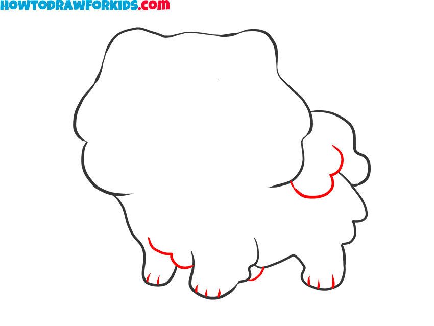How to draw a cartoon Easy Dog