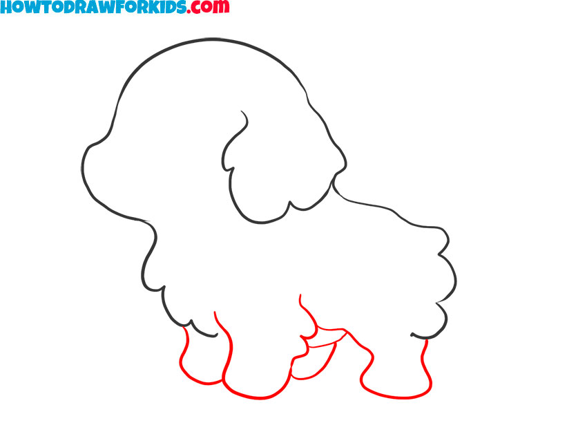 How to draw a cartoon Puppy