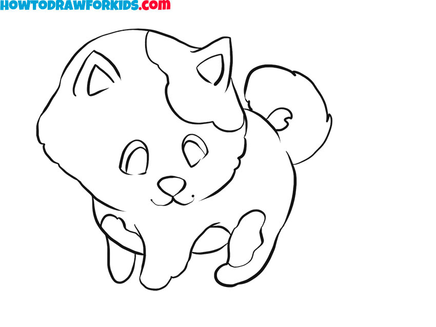 How to draw a simple Cute Dog
